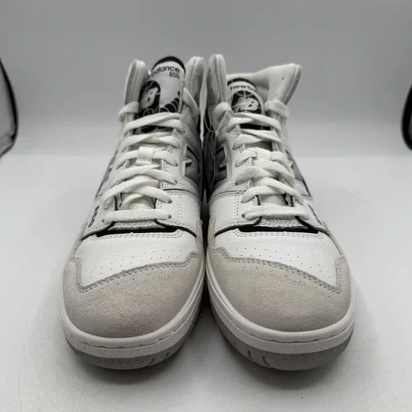 New Balance 650R Angora Pack Shoes Mens Size 9 D White Black Sneakers BB650RWH
